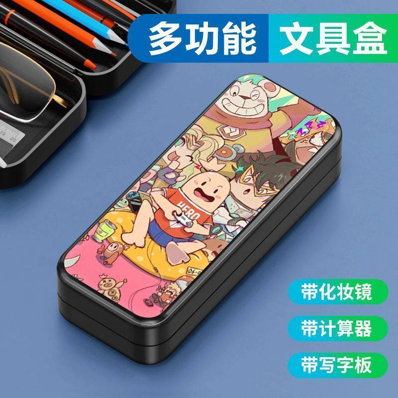 2024香肠派对笔袋高颜值大容量女孩初小学生儿童文具盒男款吧唧铅