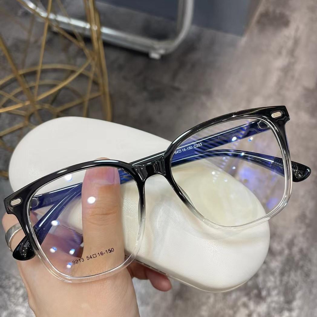 大脸粗框方圆形眼镜框男女镜架