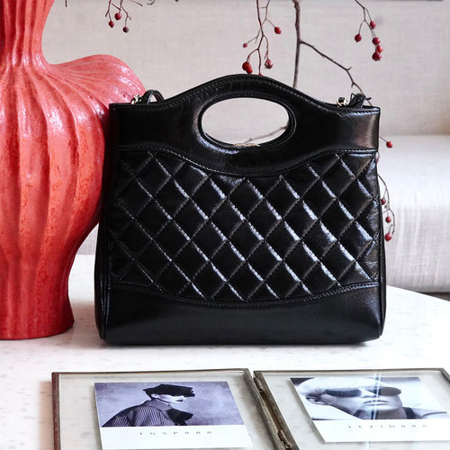 24S油蜡羊皮31bag迷你菱格链条包