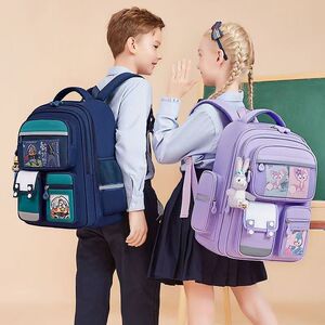 儿童书包小学生男大容量减护脊