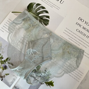 Premium金致魅奢新品 7015 内裤 女74 NO退换 低腰平角小裤 黛