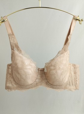 A18 黛A芬性感蕾丝大胸侧收调整薄款文胸16-8853 no退换