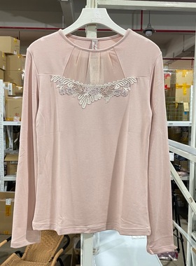 黛安芬女士圆领保暖羊绒莫代尔上衣H000106