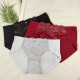 黛 蕾丝中腰平角包臀无痕舒适女士内裤 A20 6738 no退换