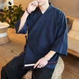 风纯色汉服开衫道袍DSA100-906-P50，男装民族服装，电商A100