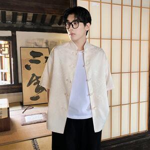 风新中式盘口休闲衬衫水波纹电商A100-C238-P65图片