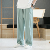 风高品质抖音多色纯色冰丝垂感高弹力免烫2301-P45限68，男装休闲裤，电商A100