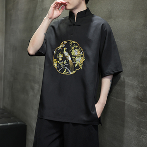 风短袖立领绣花电商A100-228-p60图片