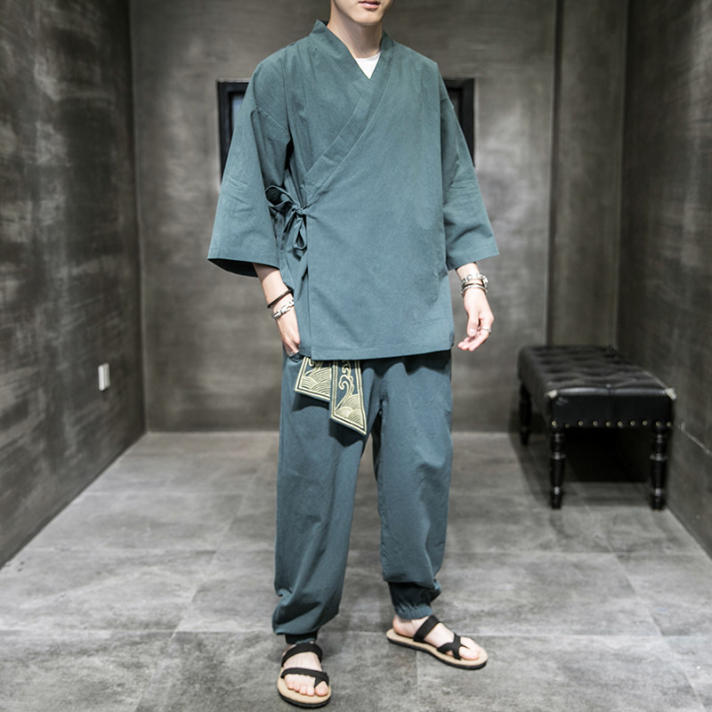 汉服套装DSA100-906+SK16-P90,男装休闲套装,电商A100