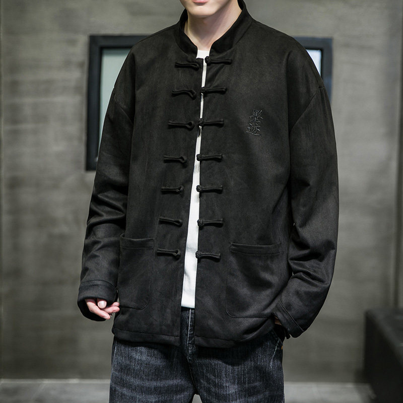 春秋男士风大码唐装外套A100-B01-P110,男装民族服装,电商A100