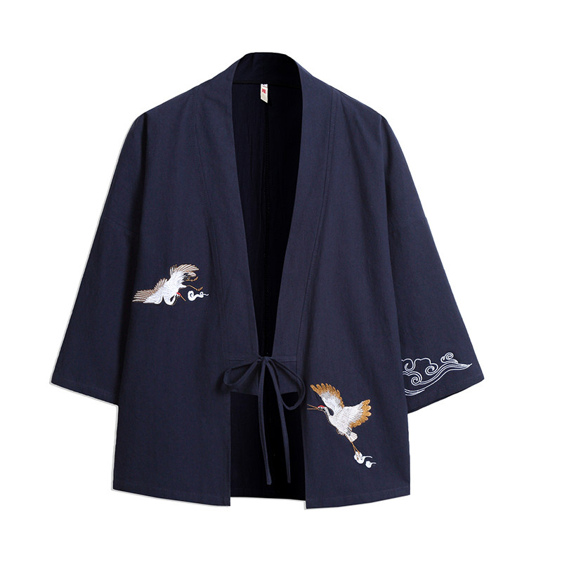 民族风绣花开衫DSA100-712-P30防晒服,男装民族服装,电商A100