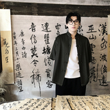 风新中式牛仔盘口立体衬衫电商A100-C325-P60，男装衬衫，电商A100