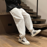 风立体盘口松紧宽松长裤电商A100-K7790-P55，男装休闲裤，电商A100