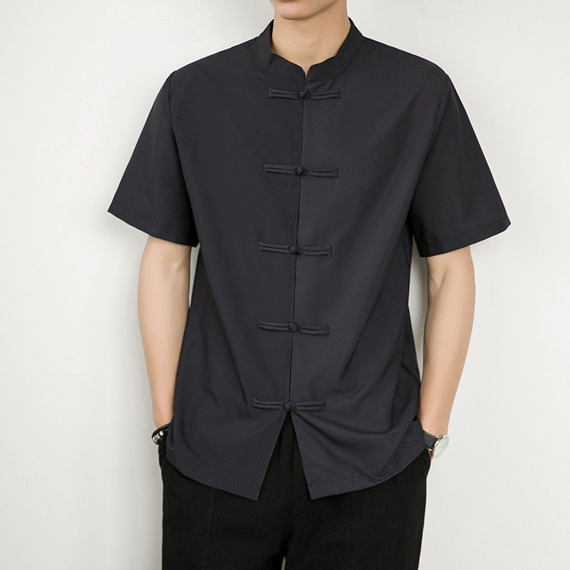 纯色风短袖衬衫DS100-882-P29,男装衬衫,电商A100