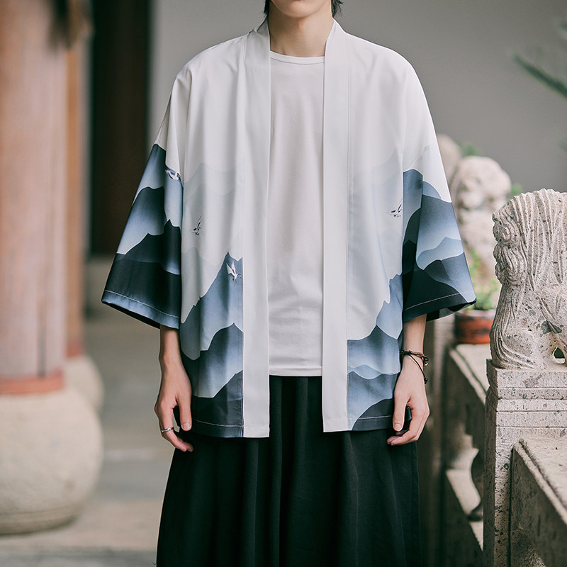 画印花开衫防晒服电商A100-1013-P50图片