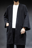 长款简约苎麻开衫中国风钱6塘4018-M78-P100，男装衬衫，电商A100