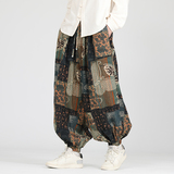 花色民族风束脚裤电商A100-K7780-P50，男装民族服装，电商A100