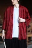 风龙纹冰丝汉服开衫外套古风禅服居士服道袍披风A100-721-P40，男装民族服装，电商A100
