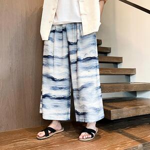 风沙滩裤休闲大码宽松裤电商A100-K2355-P55图片