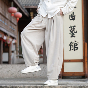 灯芯绒纯色宽松萝卜裤电商A100-K2558-P55图片