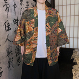 春夏新款民族风文艺时尚风开衫防晒衣电商A100-791-P40，男装民族服装，电商A100
