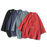 风民族风盘扣开衫DSA100-717-P40防晒服，男装防晒衣，电商A100