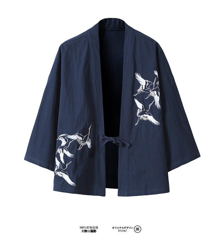 刺绣风开衫电商A100-SM601-P50,男装民族服装,电商A100