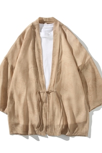 风汉服开衫披风道袍新中式大码夏季防防晒薄款A100-719-P45图片