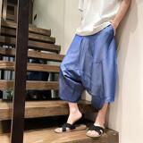 风沙滩裤凉感大码裤电商A100-K3113-P35，男装休闲裤，电商A100