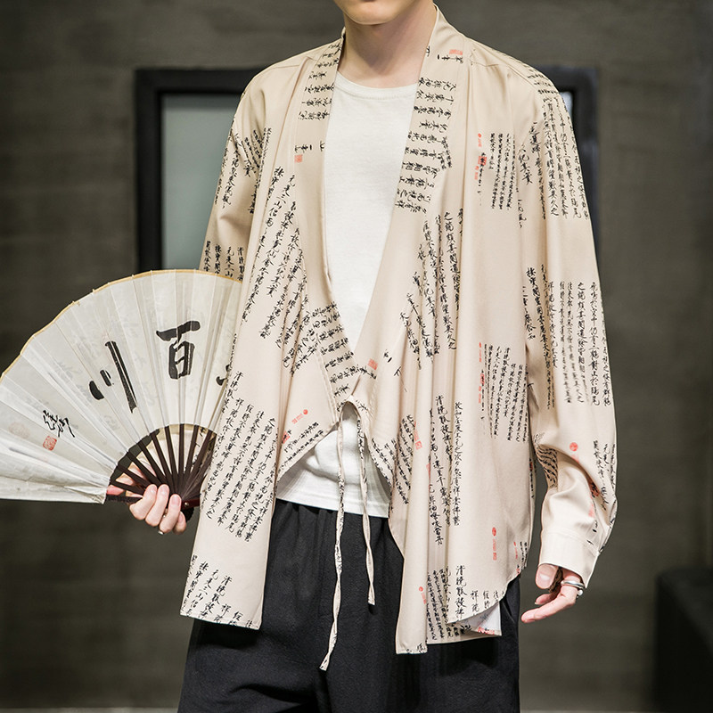 风书法汉服DSA100-1055-P55,男装民族服装,电商A100