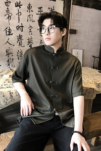 风新中式牛仔盘口立体衬衫电商A100-C325-P60图片