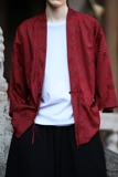 风龙纹冰丝汉服开衫外套古风禅服居士服道袍披风A100-721-P40，男装民族服装，电商A100