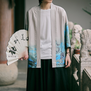 画印花开衫防晒服电商A100-1013-P50图片