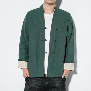 棉麻风汉服日式开衫外套钱5塘4018-M99图片