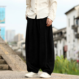 灯芯绒纯色宽松萝卜裤电商A100-K2558-P55，男装休闲裤，电商A100