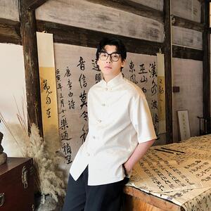 风新中式盘口休闲衬衫水波纹电商A100-C238-P65图片