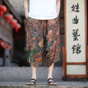 风大版型裤衩沙滩裤垮裤电商A100-K3595-P35图片