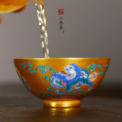 小愚斋手工斗彩瓷中式高端