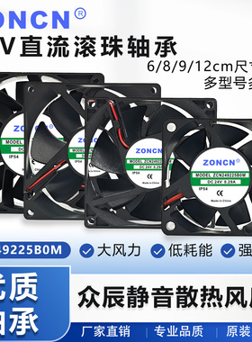 ZONCN众辰  ZCN249225/8025/6025/1238B0H M L U 24V变频器风扇
