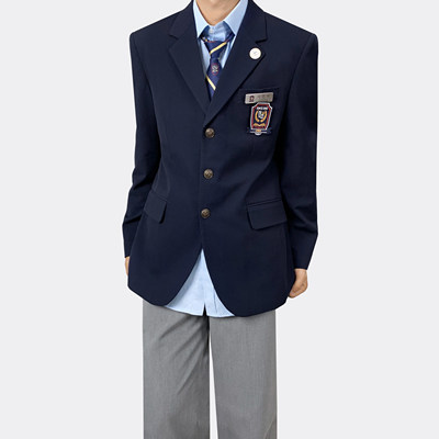清潭国际高中同款DK学院风西服