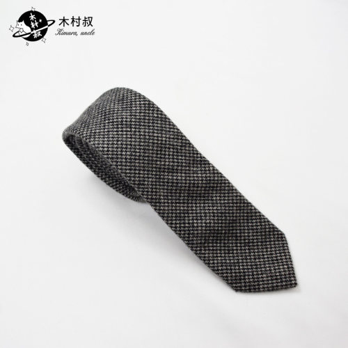 木村叔日系秋冬毛呢西服领带