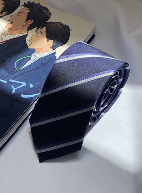 木村叔dk日系原创条纹手打领带jk制服男女生学生免打领结衬衫小物