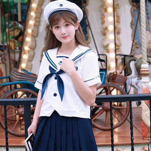 水手服jk开衫简单木村叔