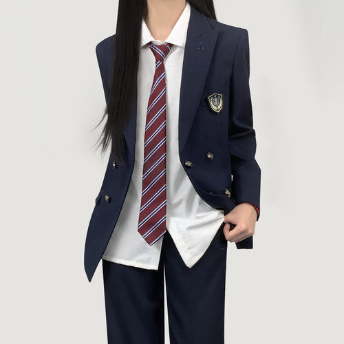 木村叔jk日系原创西装外套女生春秋季学院风校供感女学生西服套装