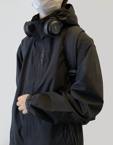 连帽夹克春秋季运动冲锋衣外套