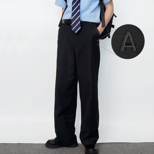 木村叔dk黑色西裤日系宽松