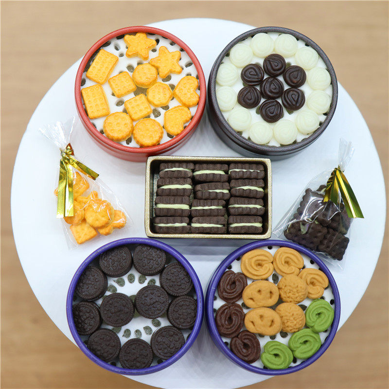 12分曲奇奥利奥黄油饼干娃娃屋