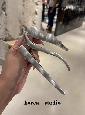 ins金属发夹冷淡风高级感鲨鱼夹