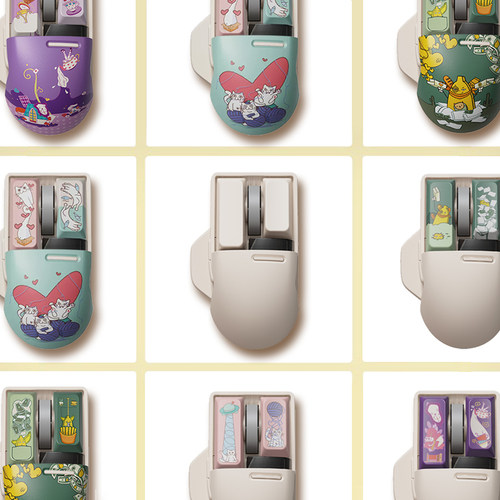 LOFREE洛斐小翘鼠标按键背壳正品