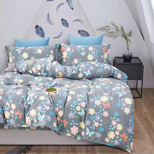 亲肤纯棉被罩250x230全棉6x7被套单件180x220x240斜纹160x210裸睡